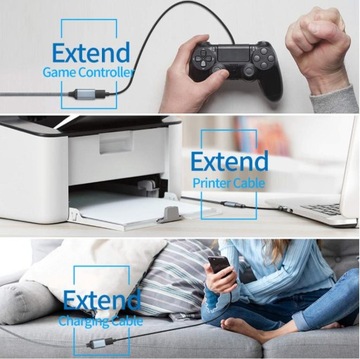 Удлинительный кабель USB 3.0 Удлинительный кабель длиной 1 м