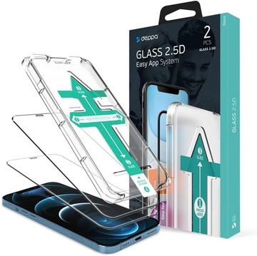 Szkło hybrydowe Deppa Apple iPhone 13 mini 2 szt.