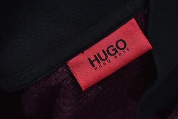 HUGO BOSS Męska Koszulka Polo Ciemnoczerwona Devron / M