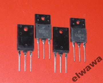 Tranzystor S2000AF NPN 1500V 5A 50W TOSHIBA 4szt.