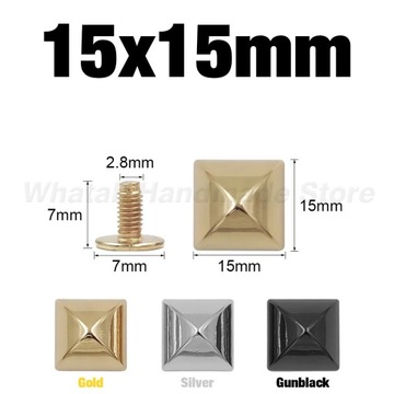 Заклепки с шипами-пулями для кожаных заклепок в стиле панк и крутые шипы в стиле панк для