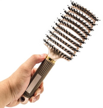 ПРОФИЛИРОВАННАЯ расческа с кабаньей щетиной № Szw3.