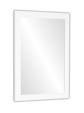LUSTRO 50x60 w ramie WENGE BIAŁEJ 60x50 12KOLORÓW