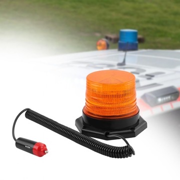 Światło stroboskopowe LED Lampa ostrzegawcza migająca do pojazdu Lampa LED do wózka widłowego Pomarańczowa