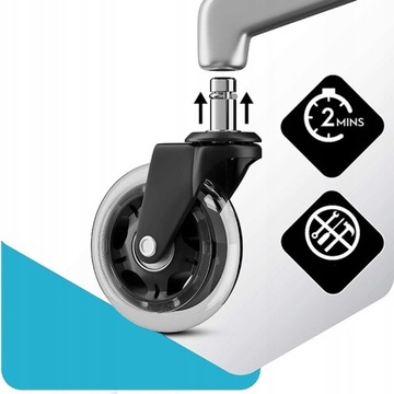 5 шт.КОЛЕСА ДЛЯ КАЧАЮЩЕГОСЯ КРЕСЛА РЕЗИНОВАЯ СИЛИКОНОВАЯ РЕЗИНА 11мм