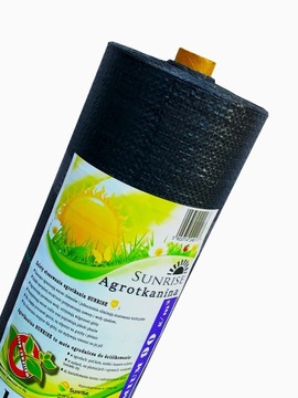 Агротекстиль черный 3,2х100 UV90 SUNRISE противосорняковый агротекстиль + колышки