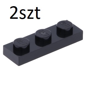 Lego 3623 362326 płytka 1x3 czarny 2szt BOX22