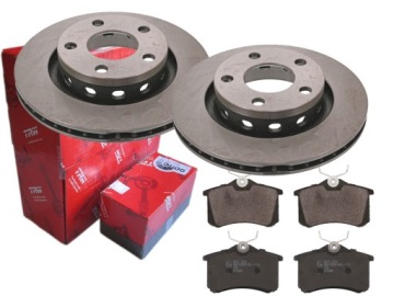 TARCZE KLOCKI TRW TYŁ VW PASSAT B5 FL 269MM