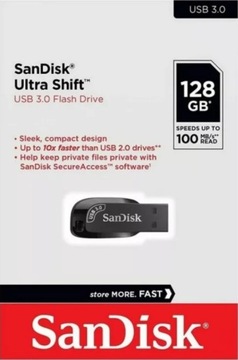 PENDRIVE SANDISK SDCZ410-128G-G46 128GB NOWY ORYGINALNY