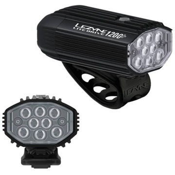LAMPKA PRZEDNIA LEZYNE LITE DRIVE 1200 LM CZARNA USB-C 2A