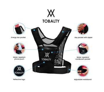TOBALTY жилет для бега