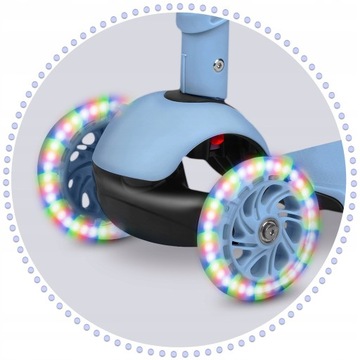 Баланс езда Tri -blue Triple Scooter