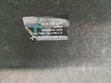 MERCEDES CLA W117 POLIČKA KUFRU ZADNÍ SEDAN A1176900749