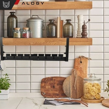 Maskownica Kabli Organizer na Kable Uchwyt Półka Regulowana pod Biurko Blat