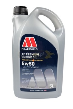 Millers Oils XF Premium 5W50 5L Made in England