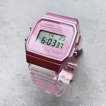 ZEGAREK DAMSKI CASIO RETRO VINTAGE F-91WS-4 (ZD648A) + BOX