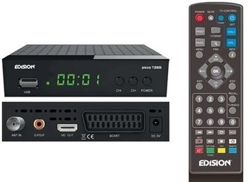 ТВ-декодер-тюнер DVB-T2 H.265\HEVC MPEG4 Edition EDISON PICCO T265 WIFI