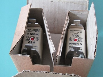 ВСТАВКА ЛЕЗВИЧНОГО ПРЕДОХРАНИТЕЛЯ 63A K NSP/00 gL/gl