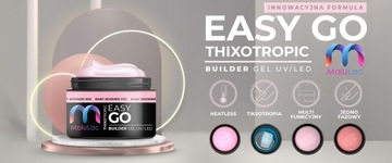 1+1 MaluLac EasyGo гель для наращивания ногтей 45г