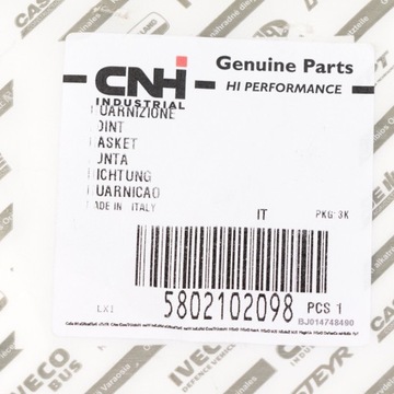 Прокладка клапана EGR Fiat Ducato OE 504341194