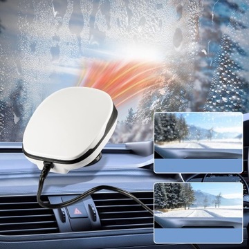 МОЩНЫЙ АВТОМОБИЛЬНЫЙ ВЕНТИЛЯТОР КОНДИЦИОНЕР 12В 200ВТ 360° ГРАДУСОВ