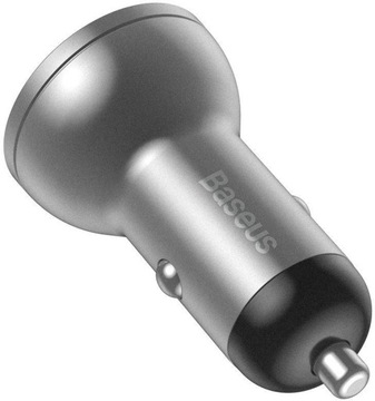 ŁADOWARKA SAMOCHODOWA Baseus Digital Display CCBX-0S 2xUSB 24W 4,8A LCD