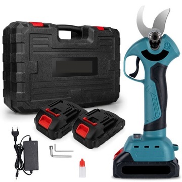 SEKATOR NOŻYCE AKUMULATOROWY ELEKTRYCZNE DO GAŁĘZI 30MM 18V 2X 2000MAH