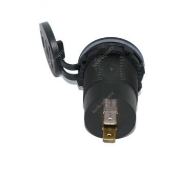 USB быстрое зарядное устройство QC3.0 + QC4.0 монтажная розетка 12/24В 5А 60Вт