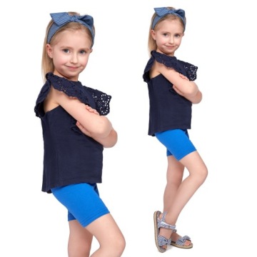DZIECIĘCE LEGGINSY 1/2 KRÓTKIE GETRY CHABROWE 110