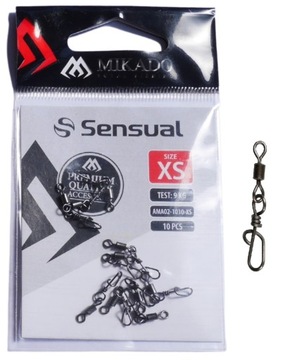 Agrafki QUICKLOCK z krętlikiem Mikado roz. XS