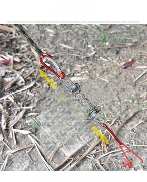 ШПИЛЬКИ ТАНТОВОГО ВЕРЕВА НАТЯЖИТЕЛЬ ВЕТРОВОЙ ЛИНИИ ПРУЖИНА РЕГУЛИРОВКИ НАТЯЖЕНИЯ ПРЯЖКА ВЕТРОЗАЩИТНАЯ ПРУЖИНА