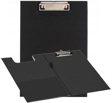 Deska A4 Z klipem i okładką CZARNA CLIPBOARD