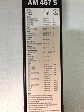 BOSCH AM467S Набор щеток стеклоочистителя 650 мм / 475