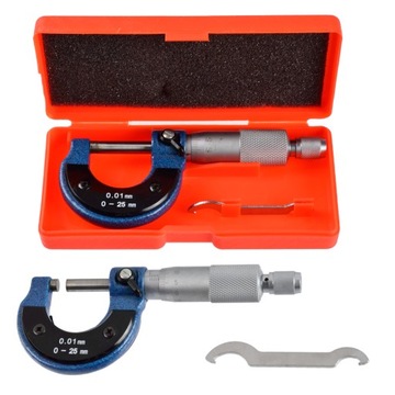 Mikrometr zewnętrzny analogowy z noniuszem 0-25 mm 0-01mm