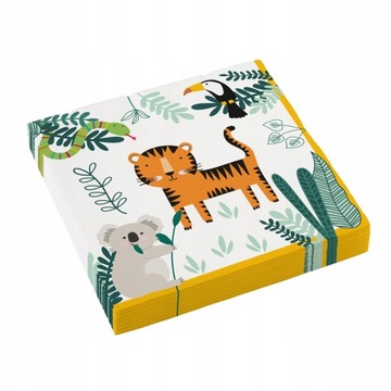 Serwetki papier Animal Safari Wild 33x33 cm 16 szt