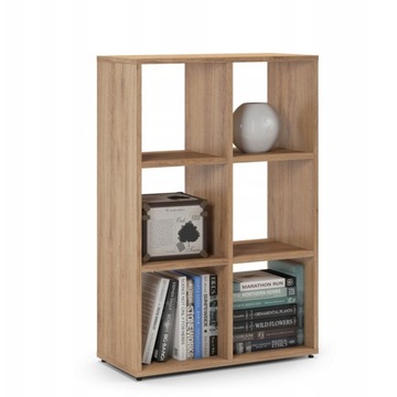 Regał Modułowy 2.3, Komoda Dąb Szafka