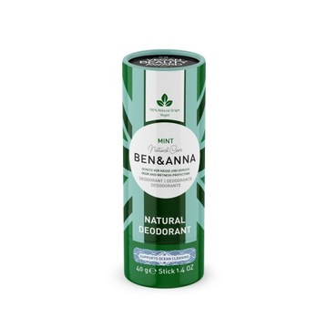 Ben&Anna, dezodorant MINT (sztyft), 40 g