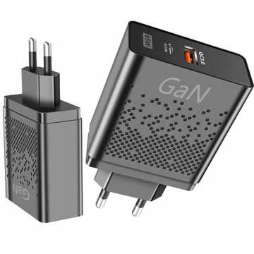 SZYBKA ŁADOWARKA SIECIOWA USB-C USB 65W PD QC 3.0