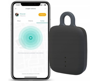 LOKALIZATOR KLUCZY SAMOCHODU PSA ROWERU GPS Z SYGNAŁEM NOTIONE GO PLUS