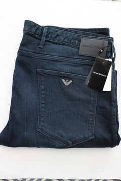 Emporio Armani spodnie Slim rozm 40-34 pas 105 cm