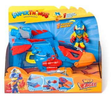 SUPERTHINGS Автомобиль Wild Eagle с фигуркой