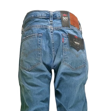 Levi's 501 -005013165- jeansy męskie oryg. nowa kolekcja Levis - W33/L34