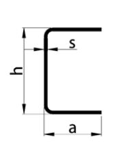 Забор С-профиль 25x25x2 Антрацит, оцинкованный, с порошковым покрытием L=150см.