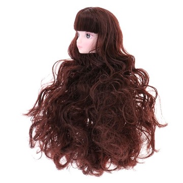 Rzeźba z brązowymi włosami za 1/6 BJD,