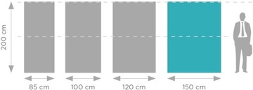 Kaseta ROLL-UP Classic 150x200 +torba bez wydruku