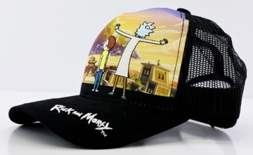 Czapka z daszkiem męska trucker Rick and Morty Haft rozm. 55-60 regulowana