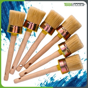 КРУГЛАЯ ЩЕТКА ЗОЛОТО 50 ММ КОЛЬЦО НАТУРАЛЬНАЯ ЩЕТИНА ПОЛИРОВКА ПРОДУКТ