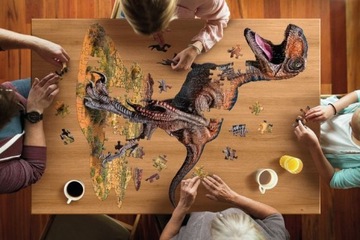 Puzzle Konturowe Układanka I AM RAPTOR 100 el