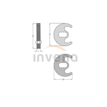 МОНТАЖНЫЙ КОМПЛЕКТ ДЛЯ ОДНОРУЧНЫХ УСТАНОВОК НА 1 ОТВЕРСТИЕ