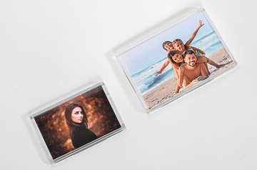 Фотомагнит на холодильник с вашей фотографией 6х9 см.